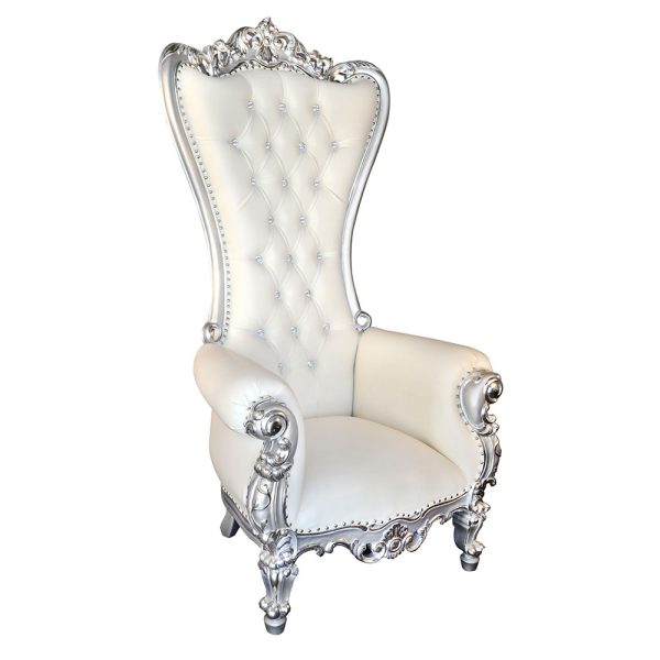 Throne Baroque Lounge Chair White S237LC-3 sigla furniture
