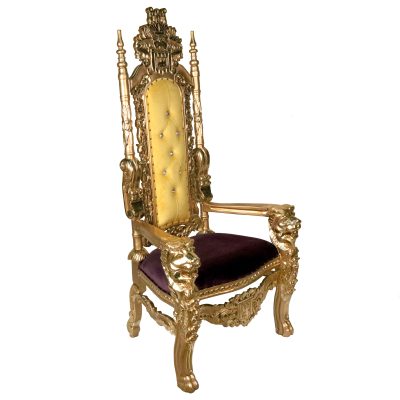 Throne King Lounge Chair with Lakers Colors