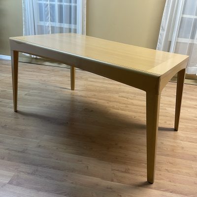 Modern Italian Expandable Rectangular Dining Table