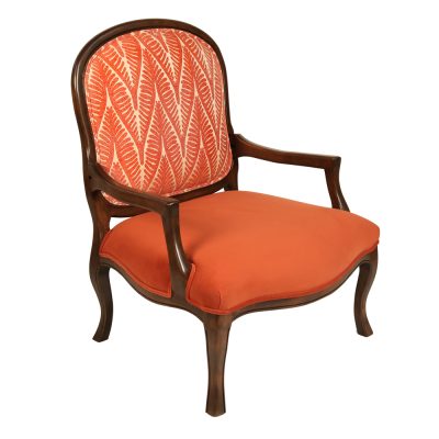 Louis XVI Transitional Lounge Chair