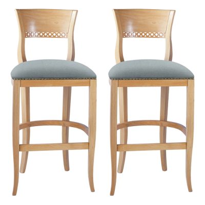 Italian Biedermeier Style Barstool Double