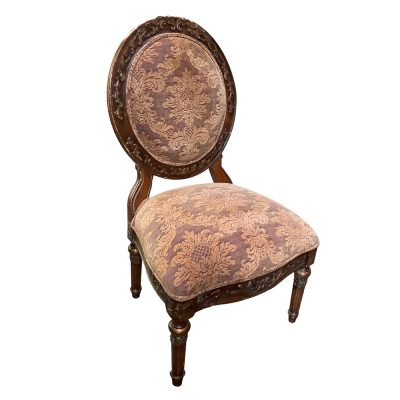 Louis XVI Carved Oval Back Dining Chair