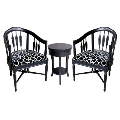 Niagara Traditional Wheat Back Lounge Chair Set
