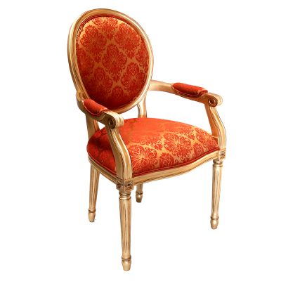 Louis XVI Accent Arm Dining Chair
