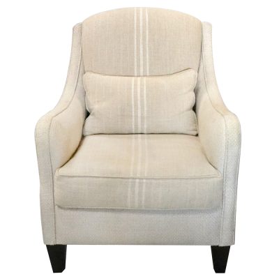 Elegance Curved Fully Upholstered Lounge Chair