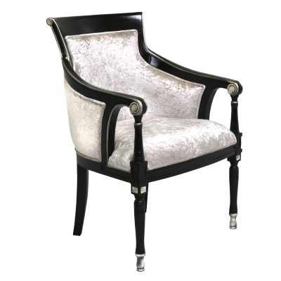 Majestic Noir Italian Lounge Chair