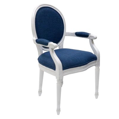 Louis XVI Accent Arm Dining Chair